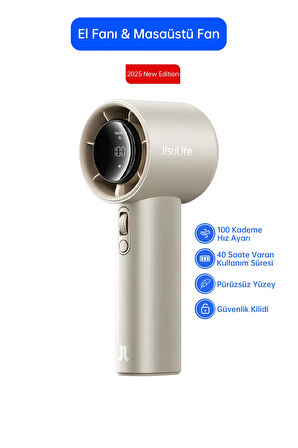 Handheld Fan Pro1 S Güçlü El Fanı 5000mah
