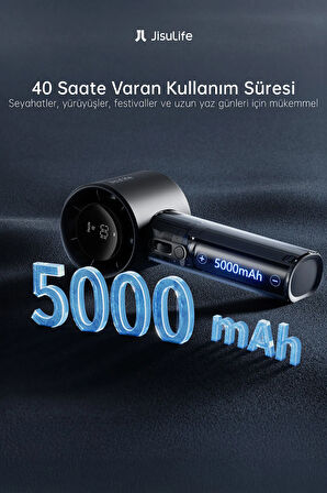 Handheld Fan Pro1 S Güçlü El Fanı 5000mah