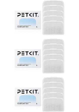 Petkit Eversweet Max & Max 2 Akıllı Su Pınarı Filtresi 5x3'lü Paket (Petkit Türkiye Garantili)