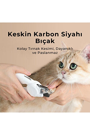 Petkit Ledli Kedi Tırnak Makası Pro (Resmi Distribütör Garantili)