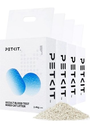 Petkit Pura Max 2 Akıllı Kedi Tuvaleti, Erken Teşhis Karışık Kedi Kumu 4'lü Paket (Petkit Türkiye Garantili)