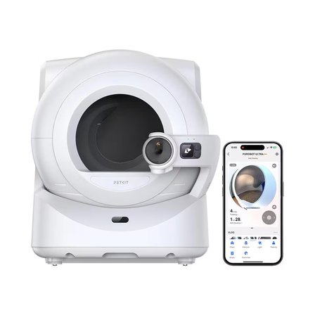 Petkit Purobot Ultra Akıllı Kedi Tuvaleti Beyaz (Resmi Distribütör Garantili)