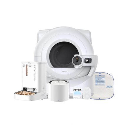 Petkit Purobot Ultra, Petkit Eversweet 3 Pro (UVC), Petkit Yumshare Dualhopper Kameralı Mama Kabı