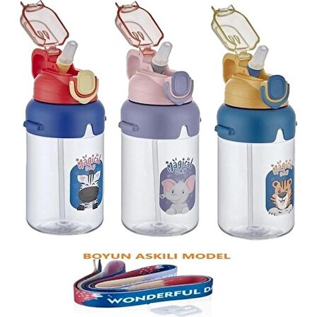 Vagon Matara Suluk Policarbon 650 ml VGN2266 Kırmızı Lacivert