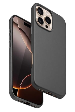 Fuchsia iPhone 16 Pro ile Uyumlu HBC-242 Dividing Kablosuz Şarj Özellikli Kapak - Titan Gri