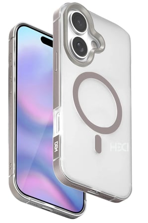Fuchsia iPhone 17 ile Uyumlu HBC-394 Himalayas Kablosuz Şarj Özellikli Kapak - Titan Gri