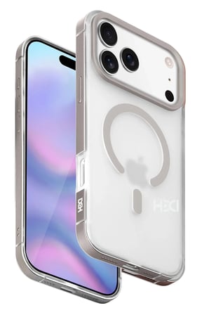 Fuchsia iPhone 17 Pro ile Uyumlu HBC-394 Himalayas Magsafe Kapak - Titan Gri
