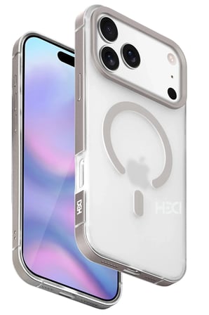 Fuchsia iPhone 17 Pro ile Uyumlu HBC-394 Himalayas Magsafe Kapak - Titan Gri