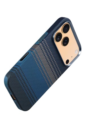 Fuchsia iPhone 17 Pro Max ile Uyumlu HBC-377 Kevlar Slim Kablosuz Şarj Özellikli Kapak - Ay Doğumu