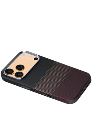 Fuchsia iPhone 17 Pro Max ile Uyumlu HBC-377 Kevlar Slim Magsafe Kapak - Alacakaranlık