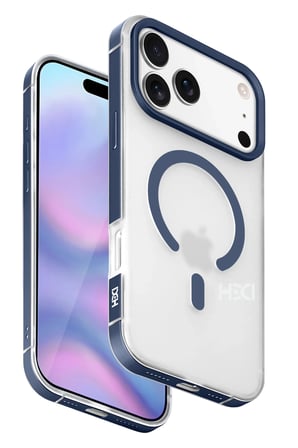 Fuchsia iPhone 17 Pro ile Uyumlu HBC-394 Himalayas Magsafe Kapak - Mavi