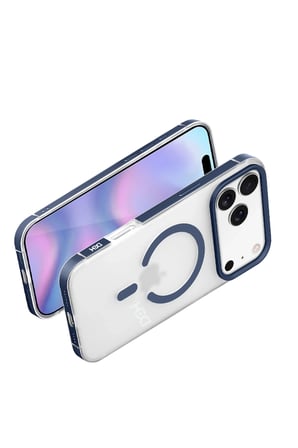 Fuchsia iPhone 17 Pro ile Uyumlu HBC-394 Himalayas Magsafe Kapak - Mavi
