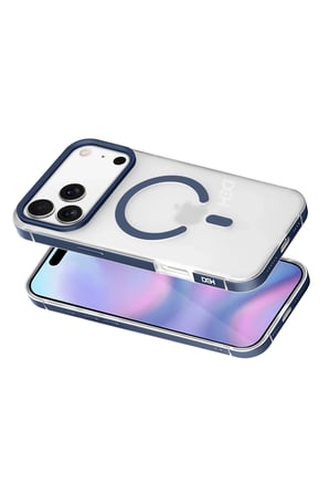 Fuchsia iPhone 17 Pro Max ile Uyumlu HBC-394 Himalayas Magsafe Kapak - Mavi