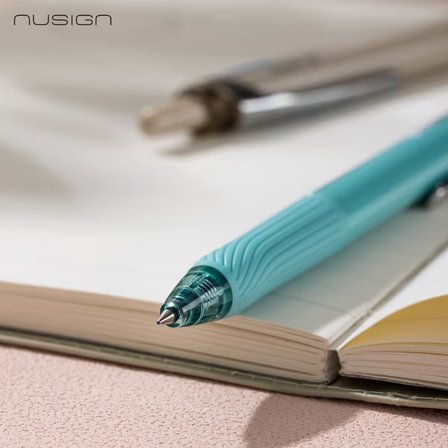 NUSIGN  0.7 mm Jel Kalem Mavi Mürekkep Ergonomik Yazım Kalemi  1 Adet