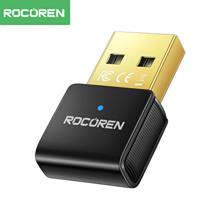 Rocoren Bluetooth 5.3 Mini Dongle Nano USB Adaptör