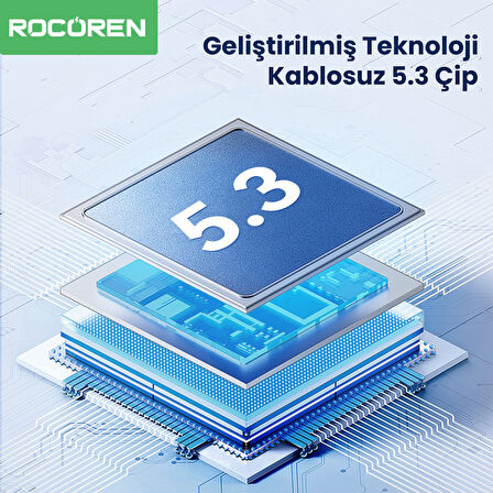 Rocoren Bluetooth 5.3 Mini Dongle Nano USB Adaptör