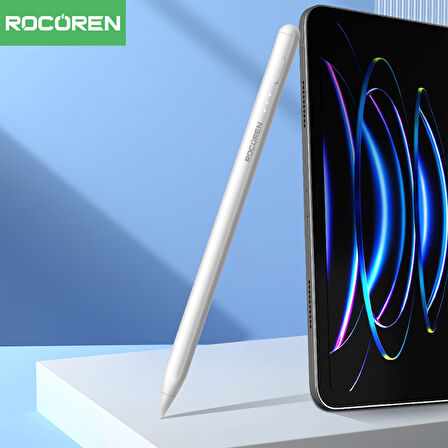 Rocoren Stylus iPad ve Android Tablet Uyumlu Avuç İçi Red Manyetik Eğime Duyarlı Yazı ve Çizim Kalemi