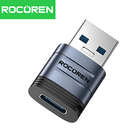Rocoren USB 3.2 Gen1 Erkek to Type-C Dişi OTG Çevirici Dönüştürücü Adaptör