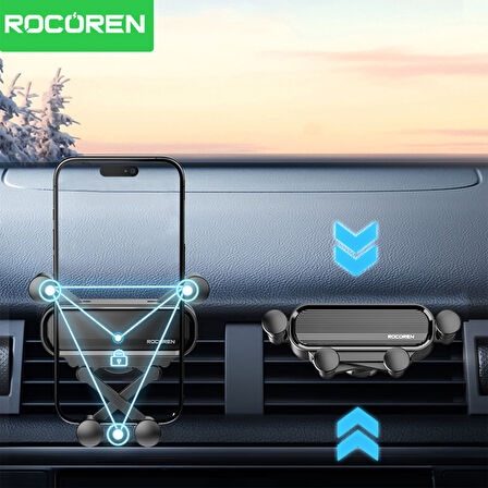 Rocoren Havalandırma Izgara Klipsli Araç İçi Telefon Tutucu