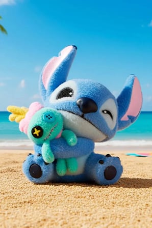 MINISO Disney Lilo & Stitch Lisanslı Blind Box – Kadifemsi Sürpriz Figürlü Kutu