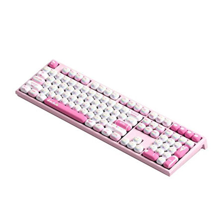 AKKO MONSGEEK MG108B Rainbow Marshmallows RGB Kablosuz Hotswap Mekanik Gaming Klavye