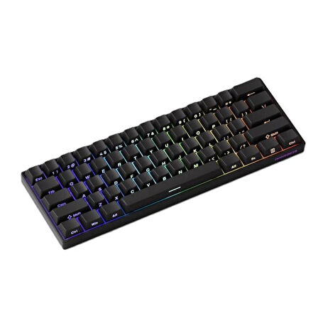 AKKO MONSGEEK FUN60 Pro Shine-Through Black Hall Effect Manyetik Switch ARGB Kablosuz Hotswap Mekanik Gaming Klavye