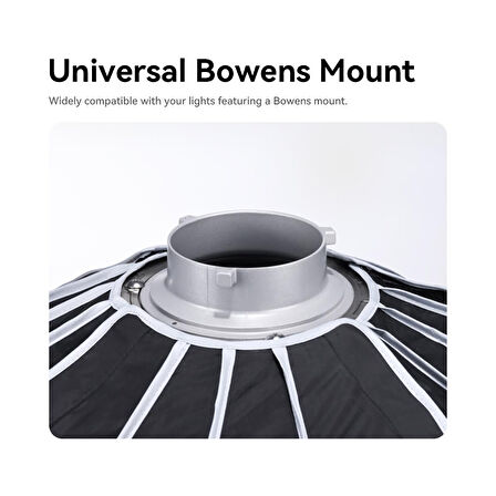 Ulanzi 90 cm Bowens Mount Parabolic Softbox L055