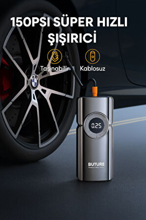 Buture Beta01 3500A 4 ın 1 20000mAh Taşınabilir Akü Takviye Kiti