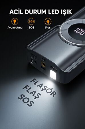 Buture Beta01 3500A 4 ın 1 20000mAh Taşınabilir Akü Takviye Kiti