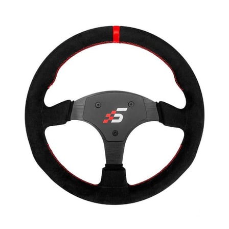 Simagic P-330R 33cm Alcantara Yuvarlak Yarış Direksiyonu Simiti (Boş Hub Yok)