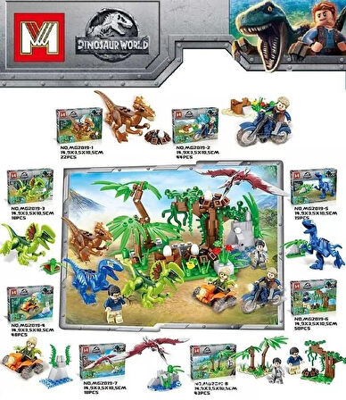 Dinosaur World Dinazor Lego Seti 48 Parça - MG2019-4