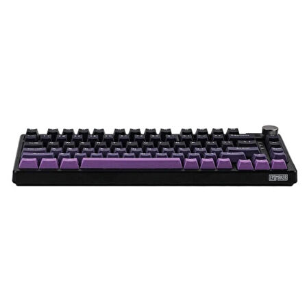EPOMAKER HE75 Mag Black Purple Hall Effect Gateron Magnetic White Manyetik Switch RGB Kablosuz Hotswap Mekanik Gaming Klavye