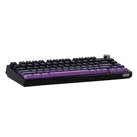 EPOMAKER HE75 Mag Black Purple Hall Effect Gateron Magnetic White Manyetik Switch RGB Kablosuz Hotswap Mekanik Gaming Klavye