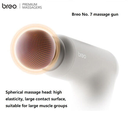 Breo Massage Gun M0220 - Isı Terapili, Fırçasız Motorlu ve Taşınabilir Derin Doku Masaj Tabancası