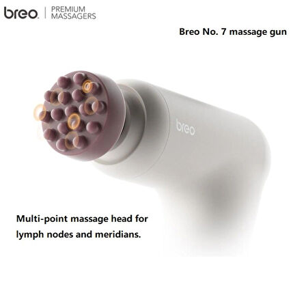 Breo Massage Gun M0220 - Isı Terapili, Fırçasız Motorlu ve Taşınabilir Derin Doku Masaj Tabancası