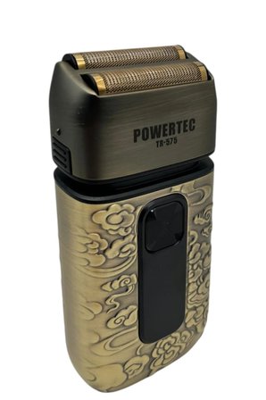Powertec TR-575 Profesyonel Günlük Sakal Tıraş Makinesi (Çift Elek Başlıklı ve Yedek Başlık Hediyeli)