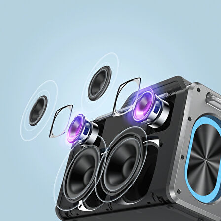 Sounarc K2 Karaoke 200W Parti Hoparlörü ÇİFT MİCROFON