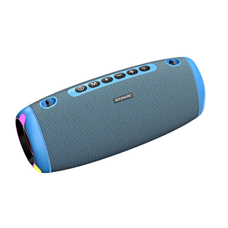 Sounarc R2 60W Bluetooth Hoparlör SİYAH MAVİ BORDO