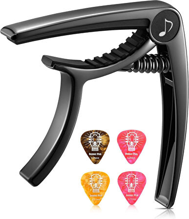 Donner DC2 Gitar Kaposu Guitar Capo Elektro ve Akustik Gitar ( Pena Hediyeli ) DC-2