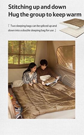 Naturehike LT250 Zarf Tarzı Pamuklu Uyku Tulumu -11°C