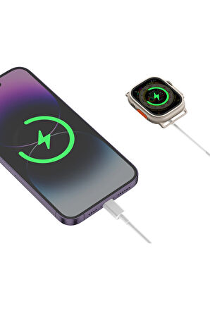Keephone IC-013 2in1 Type-C to Lightning Hızlı Şarj Kablosu - Beyaz