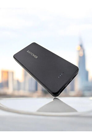 Su Geçirmez 10000 mAh PD 15W 3 Port Powerbank 15mm Slim Size 2 Giriş 2 Çıkış PB1215