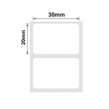 Niimbot T30x20mm 320 adet Beyaz Etiket (B1,B21S,B3S)