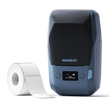 NIIMBOT M2 TAŞINABİLİR KABLOSUZ ETİKET YAZICI (Göl Mavisi)