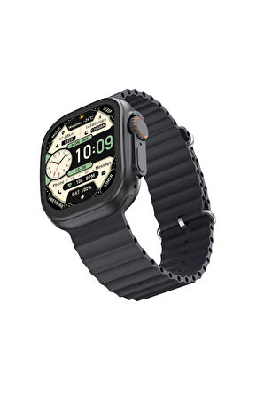 M11 Ultra Akıllı Saat,2.01 inç IPS Curved Ekran,Bluetooth Çağrı,Nabız Takibi,300mAh