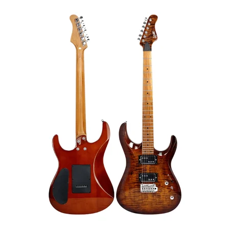 LUXARS S-G37-T SHB HH ELEKTRO GİTAR SPALTED HONEY BURST