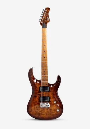 LUXARS S-G37-T SHB HH ELEKTRO GİTAR SPALTED HONEY BURST