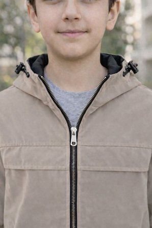 Erkek Çocuk Nova Kumaş Kapüşonlu Mevsimlik Mont MM0014