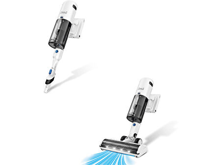 INSE V120 Cordless Vacuum Cleaner Şarjlı Dikey Süpürge Beyaz