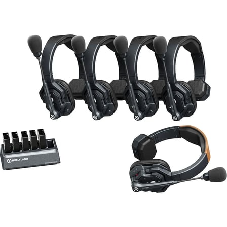 Hollyland Solidcom SE-5S Kablosuz Intercom Sistemi Global Version 2.4 Ghz (5 Kullanıcı)